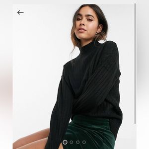 New warehouse sweater black size US 8